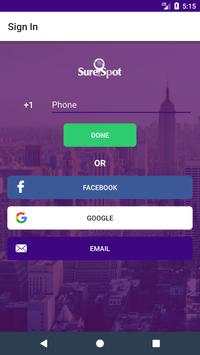 SureSpot Reservation screenshot 1