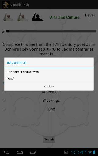 Catholic Trivia скриншот 14