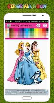 New Coloring Games Princess and Unicorn screenshot 3