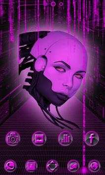 PINK TECH GO Launcher EX screenshot 1
