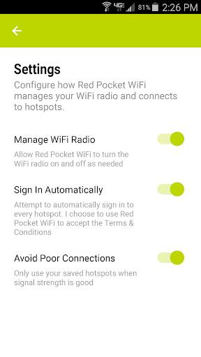 GoSmart Mobile Wi-Fi скриншот 5