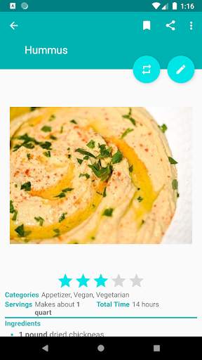 My Cuisine (Cookbook & Recipe Manager) screenshot 2