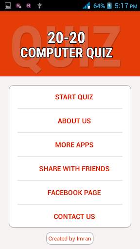20-20 Computer Quiz screenshot 1