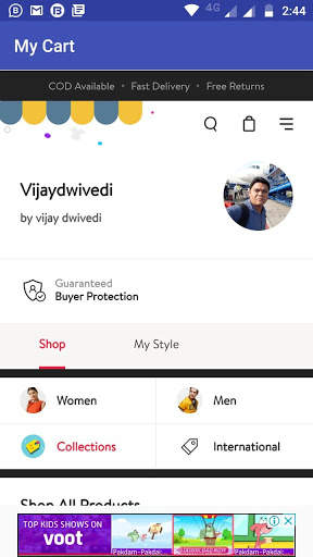 My Online Cart screenshot 2