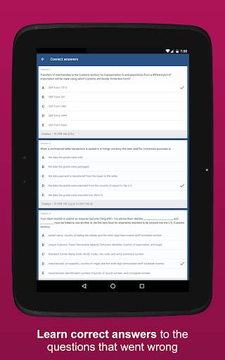 Customs Broker License Practice Exams Lite screenshot 15