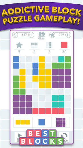 Best Blocks - Free Block Puzzle Games screenshot 1