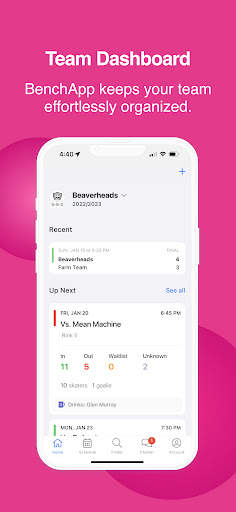 BenchApp - Sports Team Manager screenshot 2