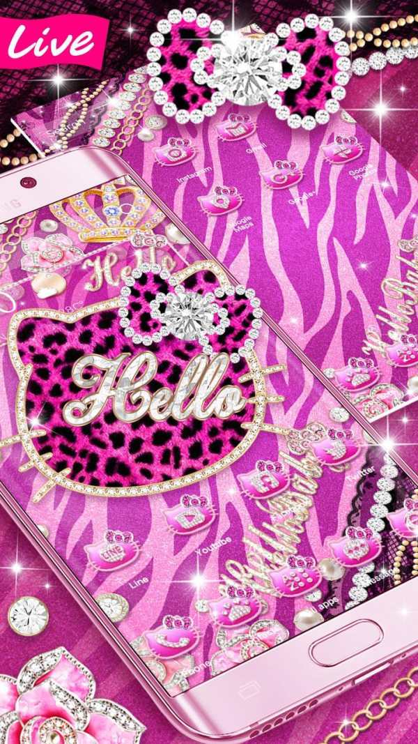 Cute 3D Pink Kitty Theme screenshot 3