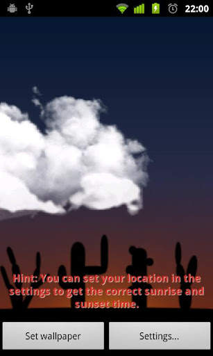 Cloudy Sky Live Wallpaper screenshot 3