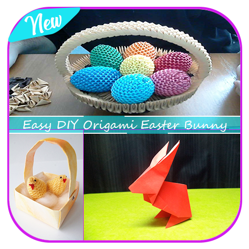 Easy DIY Origami Easter Bunny Baskets icon