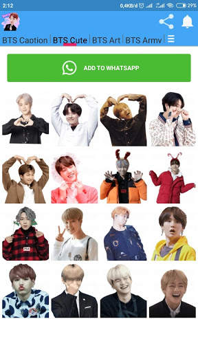BTS Stickers for Whatsapp screenshot 4