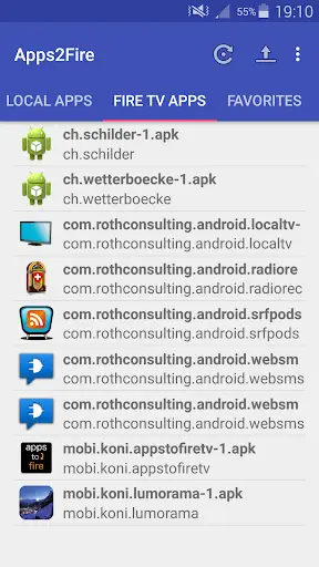 Apps2Fire screenshot 1