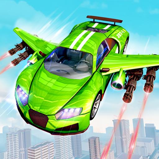Flying Robot Car Transform: Robot Games icon