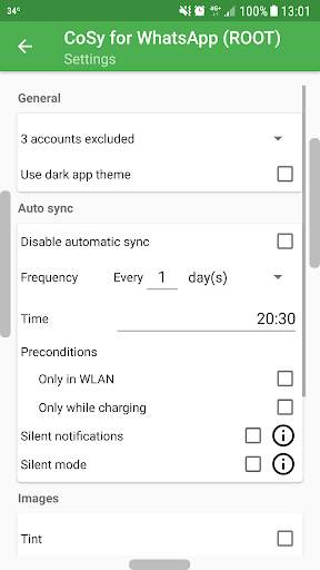 CoSy Contact Sync for WhatsApp (ROOT) screenshot 4