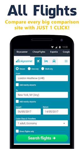 All Flight Tickets Booking app screenshot 1