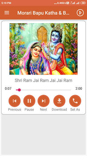 Morari Bapu Ram Katha & Bhajan screenshot 6