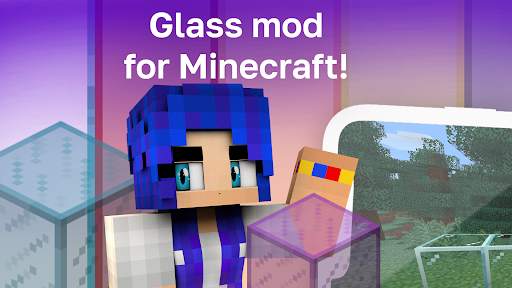 Connected Glass Minecraft Mod screenshot 1