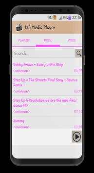 123 Media Player screenshot 1