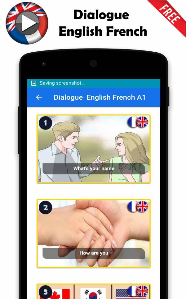 Dialogue English French screenshot 2