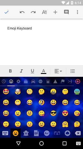 Neon Smoke Emoji Gif Keyboard Wallpaper screenshot 2