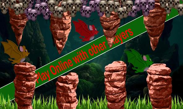 Bat vs Zombie: Easy Flap Game screenshot 3