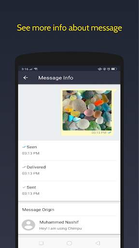 Chimpu Messenger screenshot 2