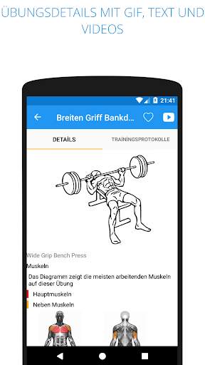 mein Training - Sport Fitness &  Muskelaufbau screenshot 3