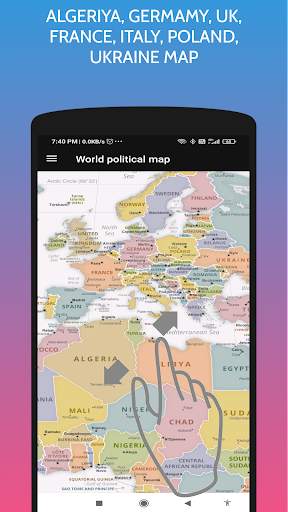 World Political Map 2022 screenshot 6