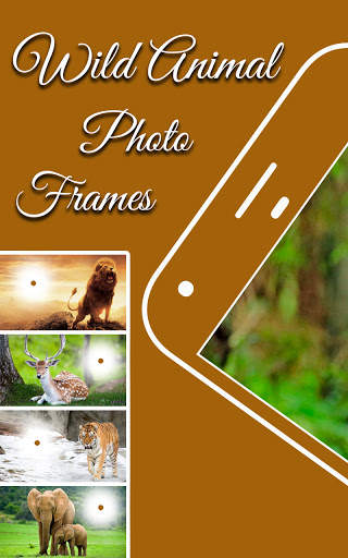 Wild animal photo editor frame screenshot 1
