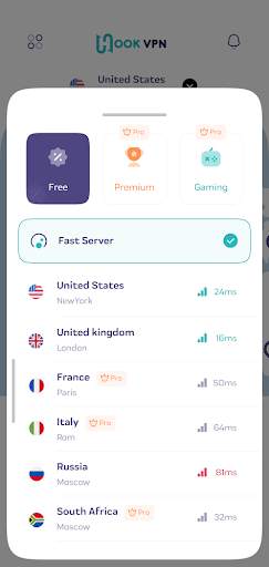 Hook VPN screenshot 1