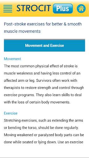 Strocit :Post stroke exercises screenshot 6
