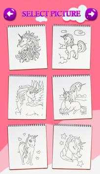 Coloring Pages for Kids - Unicorn Colors screenshot 2