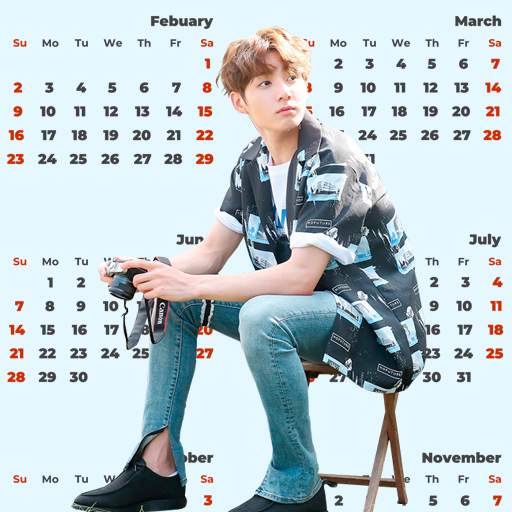 Jungkook Calendar Widget 1.4