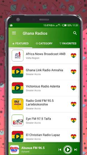 Ghana Radios - All Ghana Radio Stations App screenshot 1