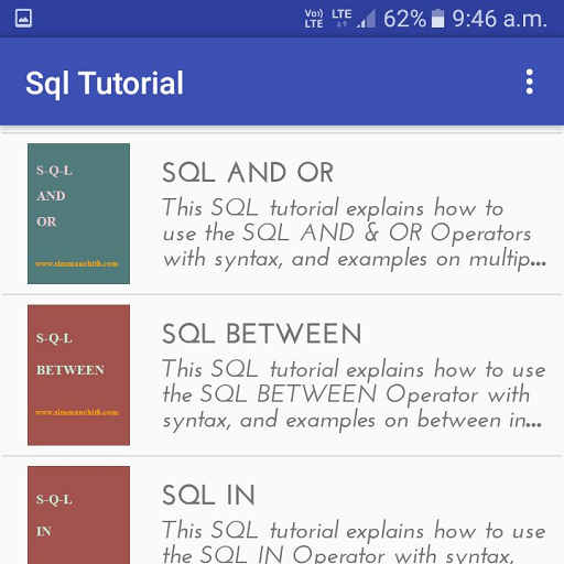 Sql Query Tutorial أيقونة