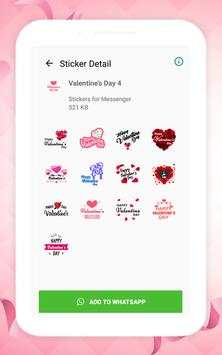 Romantic Love Stickers for Messenger WAStickerApps screenshot 13