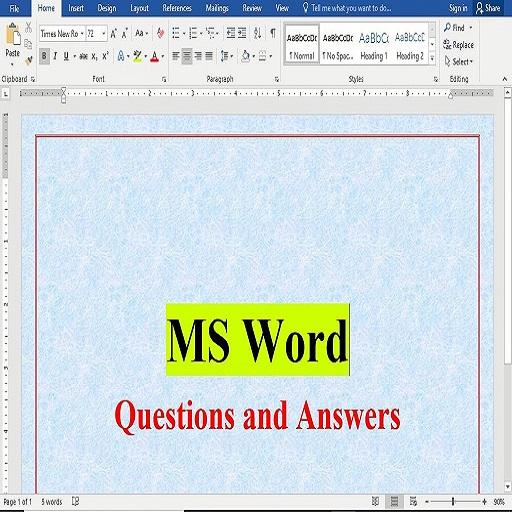 ikon MS Word (Questions and Answers)