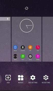 CircleFlat Theme - KK Launcher screenshot 3