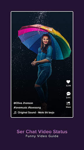 Ser Chat Video Status, Funny Video Guide screenshot 5