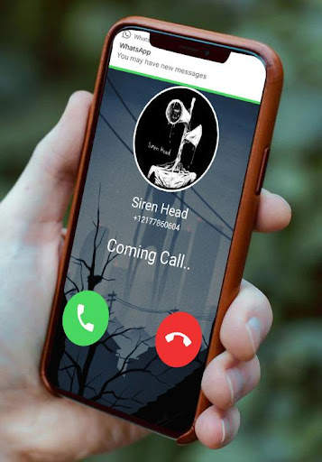 Fake video call Scary Siren Head screenshot 2