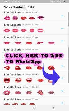 Lips Stickers screenshot 1