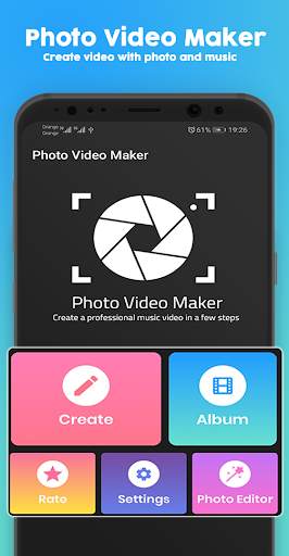 Photo Video Maker : Create Powerful Music Video screenshot 1