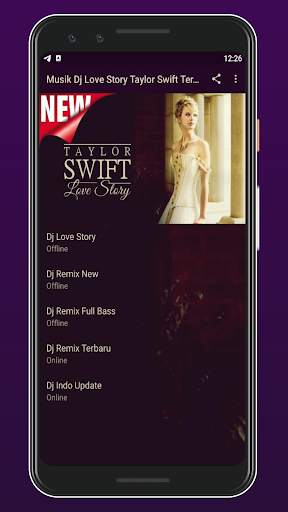 Musik Dj Love Story Taylor Swift Terbaru screenshot 3