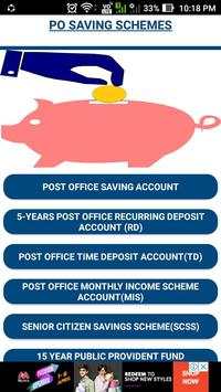 Post Office Saving Schemes with Calculator screenshot 1