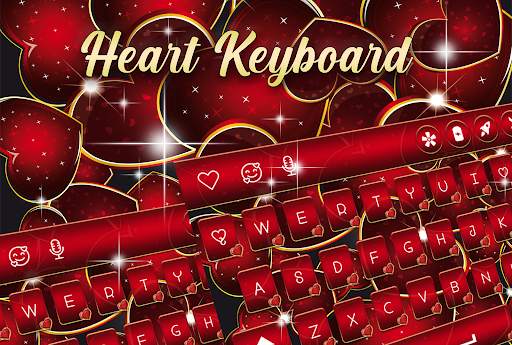 Love - Heart Keyboard screenshot 1