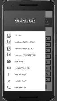 Million Views - Get YouTube Views, Likes, Subs screenshot 3