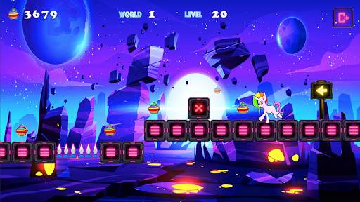 Unicorn Dash Attack 2: Neon Lights Unicorn Games screenshot 1