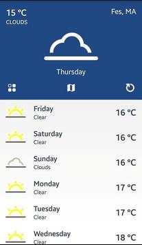 Weather - Météo - الطقس screenshot 2
