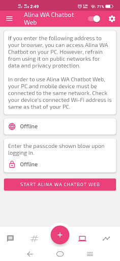 Alina WA Chatbot screenshot 5