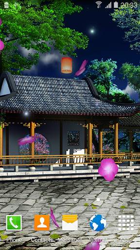 Oriental Garden Live Wallpaper screenshot 1